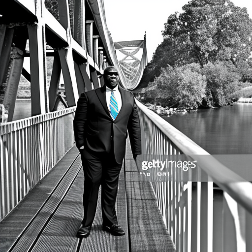 Kwame Nkrumah, a 49-year-old male opinion writer for a national newspaper. He wears a dark suit and a patterned tie, his black hair is cut short and his glasses rest on the bridge of his nose. He stands confidently with his arms crossed, looking into the camera with a serious expression. He has a proud, determined look in his eyes, and his presence is commanding.